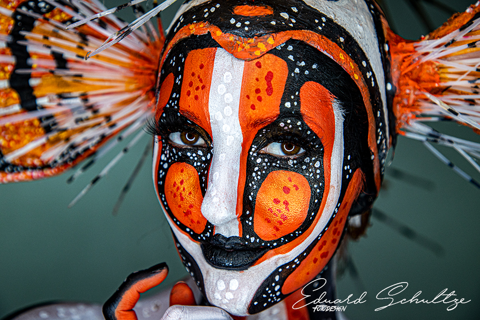 FEUERFISCH Makeup bei Nadja Hluchovsky