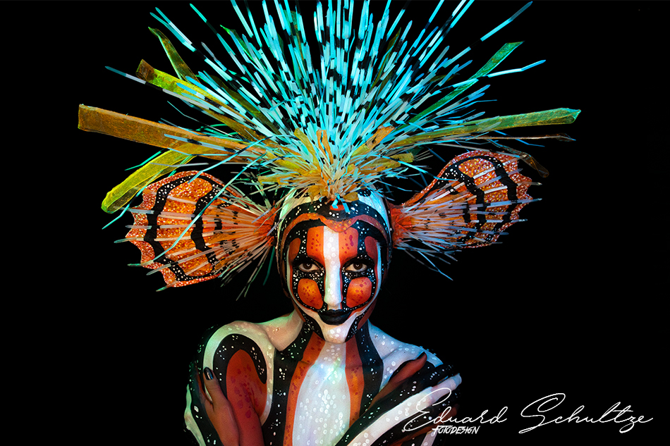 FEUERFISCH Makeup bei Nadja Hluchovsky