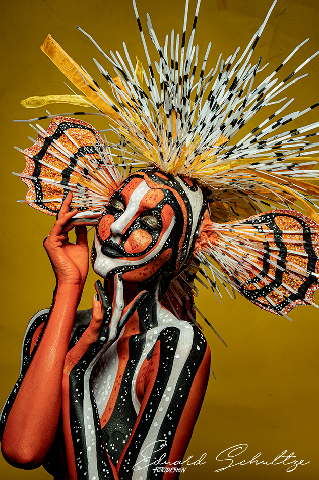 FEUERFISCH Makeup bei Nadja Hluchovsky